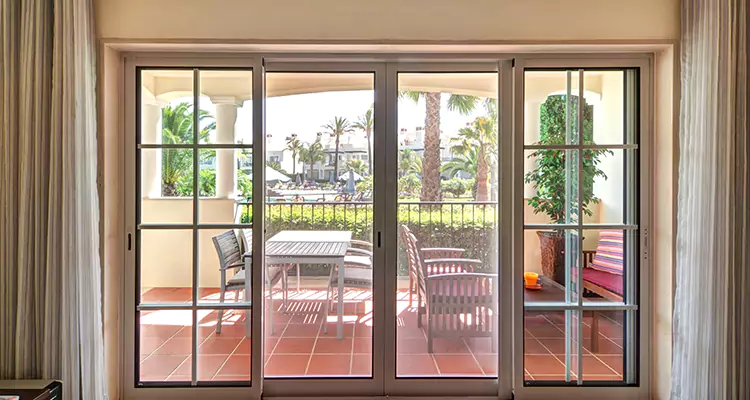 Double French Doors Interior Repair in Pinecrest, FL
